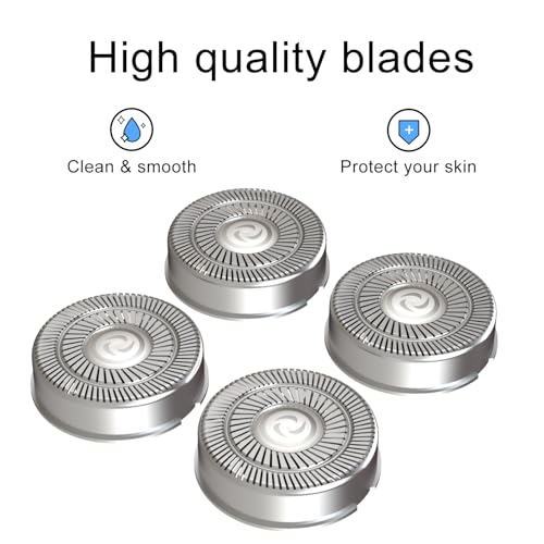 8 Pack Shaver Head Replacement Blade Compatible with Skull Shaver Pitbull Gold PRO, Pitbull Platinum PRO, Pitbull Silver PRO, Diamond PRO Shaver, Head Shavers for Bald Men