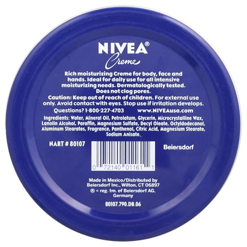 NIVEA Creme 13.5 Ounce Tin (400ml) (3 Pack)