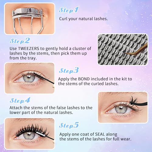 Lash Clusters Kit 9-16mm Mix - DIY Individual Eyelash Extensions