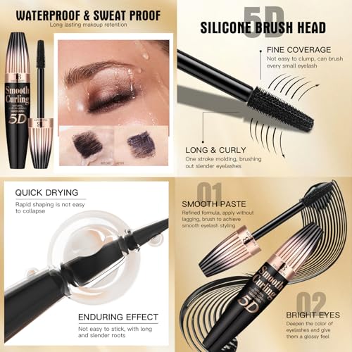 5D Fiber Mascara for Length & Volume - Waterproof