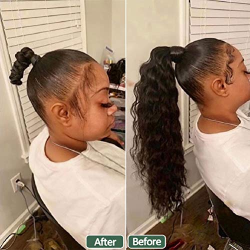 22 Inch Corn Wave Ponytail Extension Clip-In Hair