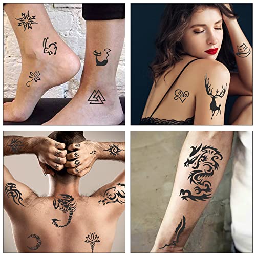 Henna Stencils 24 Sheets – 400+ Reusable Tattoo Templates