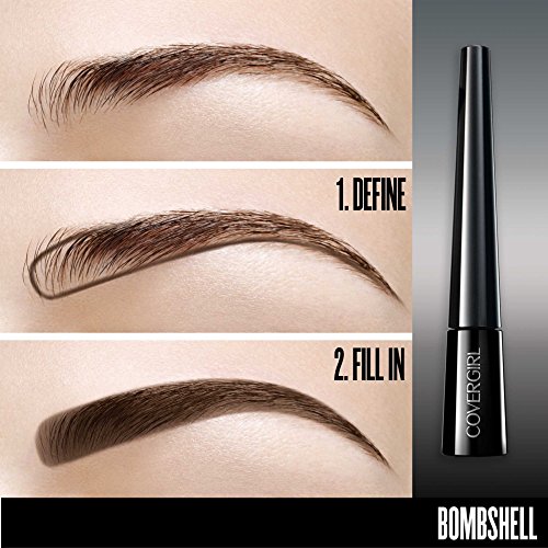 COVERGIRL Bombshell Pow-Der Brow & Liner Powder Black
