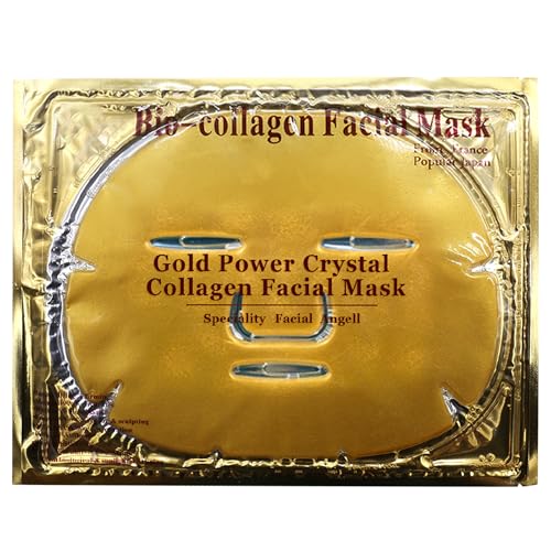 Jakuva 24k Gold Gel Facial Mask,SkinCare Facial Patch Collagen Face Mask for Moisturizing, Puffiness, Anti Wrinkle and Hydrateing Your Beautiful Face, 15PCS