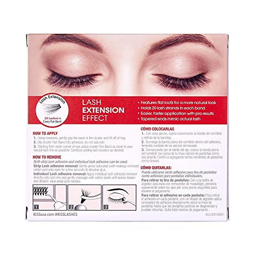 KISS Venus Lash Couture 60 Clusters Faux Mink Extensions