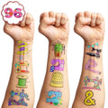 Sewing Machine Temporary Tattoos - 10 Sheets 100 PCS Party Favors