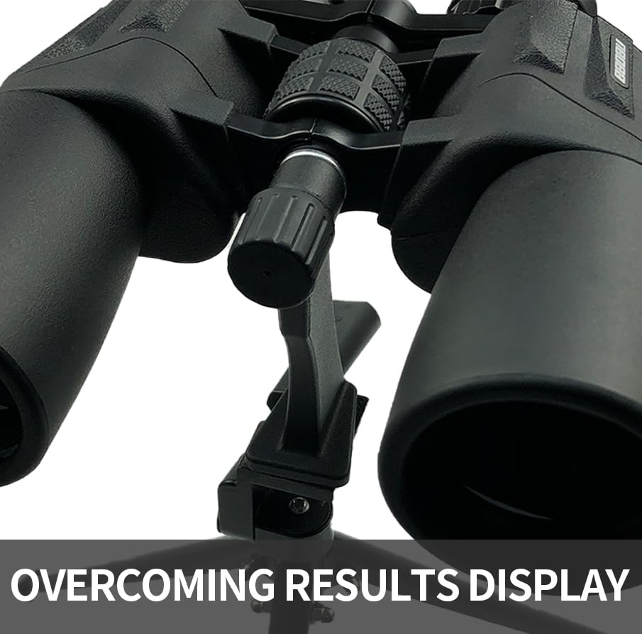 EEDABROS Binocular Tripod & Monopod Adapter/Heavy Binocular, Camera, & Scope Holder/Versatile, Stable 1/4" Threaded Mount/Great for Stargazing & Hunting