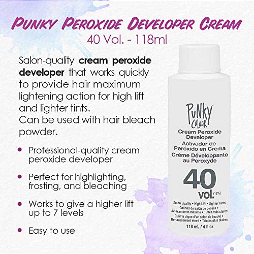 Punky 40 Volume Cream Hair Developer 118ml