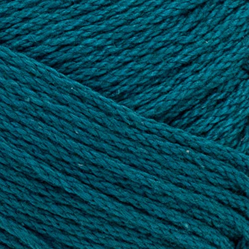 Lion Brand 24/7 Cotton Yarn, Lightweight Yarn for Knitting, Crocheting, and Crafts, Dragonfly, 3 Pack