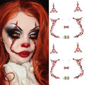 Halloween Face Gems Rhinestone Tattoo Stickers for Festival