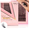 One V Salon 154 Pc DIY Luxe Eyelash Cluster Glam Volume,Fluffy 3D Individual Natural Lash Eyelash Clusters,10-18mm Soft Lashes
