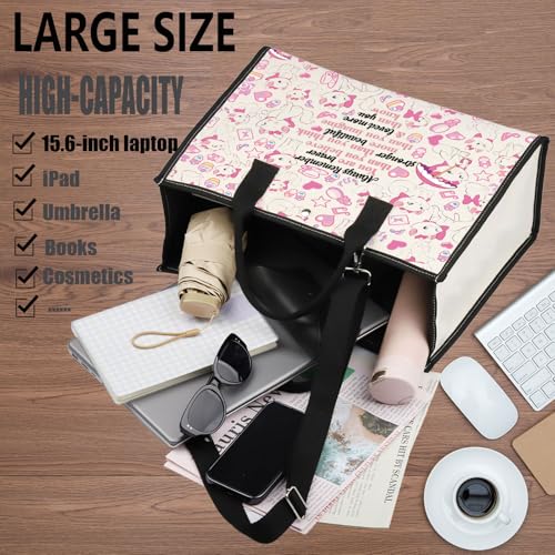 WZMPA Cat Marie Cosmetic Bag - Fans Gift 'You Are Braver Stronger Beautiful Than You Know' - Makeup Zipper Pouch (Cat Marie-TB)