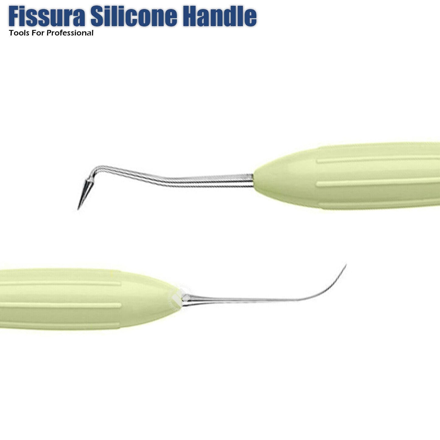 Set of 10 Dental Composite Placement Filling Instruments – Silicone Handle Restoration Plugger/Spatula – Resin Application & Tooth Restoration Kit