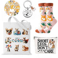 Corgi Gifts for Dog Lovers ? Cute Handbag, Makeup Bag, Socks, Keychains & Stickers | Adorable Welsh Corgi Accessories for Birthday, Christmas & Everyday Use