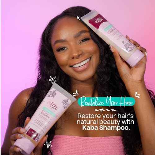 D'Luchi Kaba Revitalizing Rosemary Shampoo with Red Onion for Thicker, Fuller, Stronger and Healthier Hair, Free of Sulfates, Dyes and Parabens - 7.8 Oz