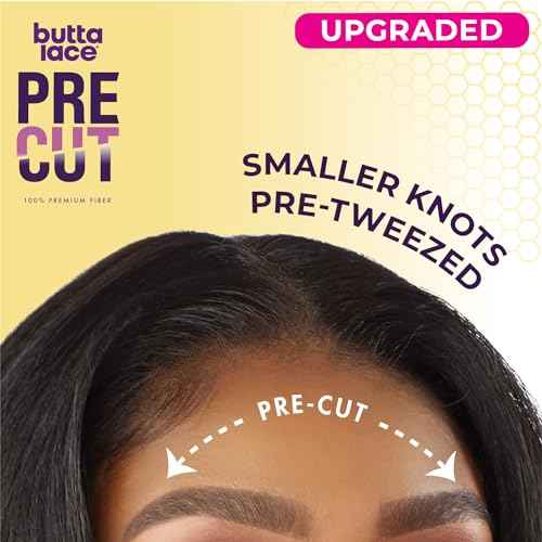 Sensationnel Butta Lace Precut Wigs - Unit 1 Glueless Extra Wide 5 Inch Deep Parting Synthetic Pre Tweezed Smaller Knot Hairline (SH/HONEY)