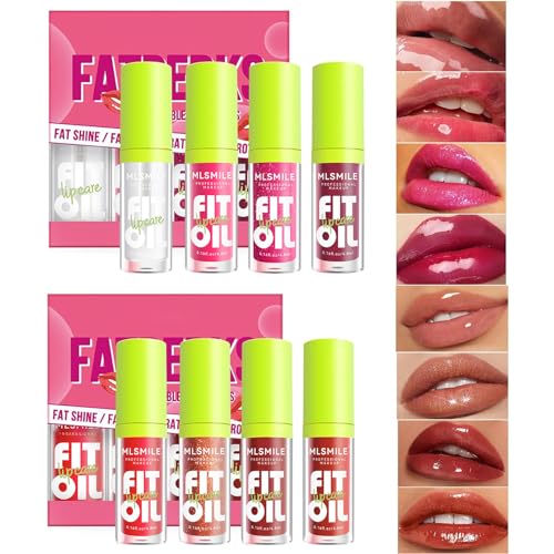 Hydrating Lip Gloss Oil - 8 Shades, Non-Sticky Plumping