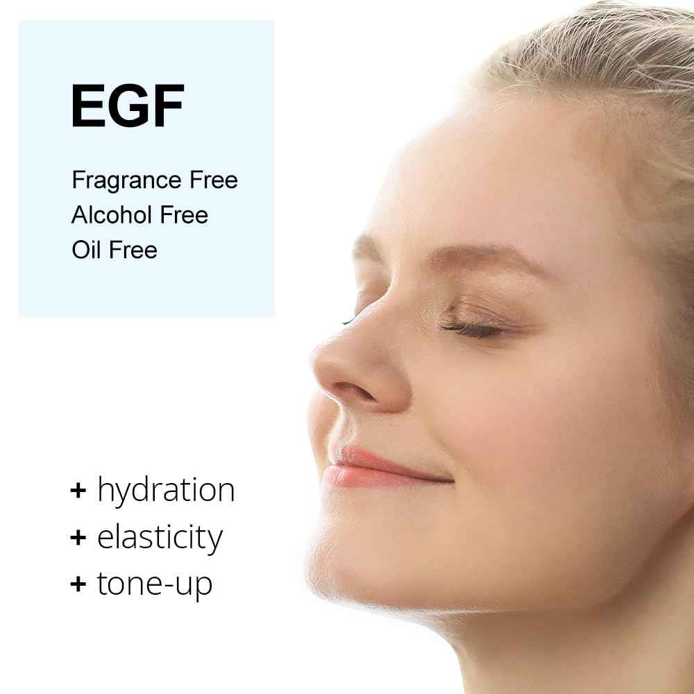 Facial Serums: Volufiline Oil for Skin Elasticity, EGF for Epidermal Growth Factor, Idebenone for systhetic Coenzyme Q10, 0.33 fl.oz. each