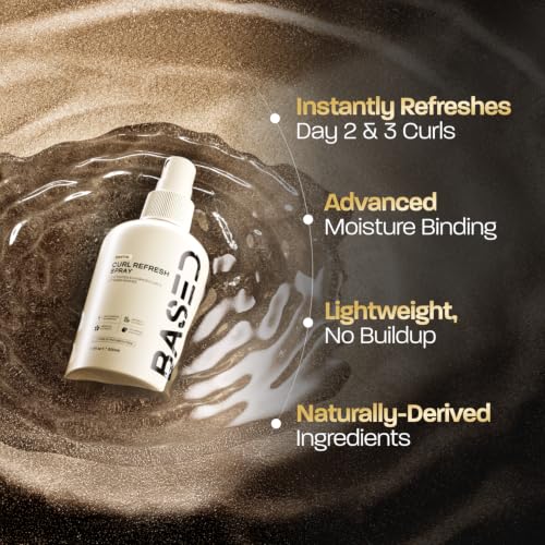 Curl Refresh Spray - Lightweight Hydrating Formula for Curly Hair