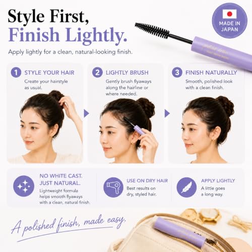Plus eau Hair Finishing Stick - Extra Strong Edge Control & Anti-Frizz