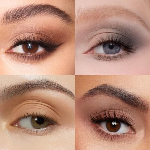 MYSTER ROSEY Nude Eyeshadow Palette - 9 Matte Shades, 12H Waterproof
