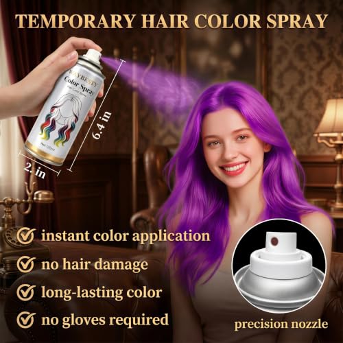 Temporary Hair Color Spray Washable Instant Dye