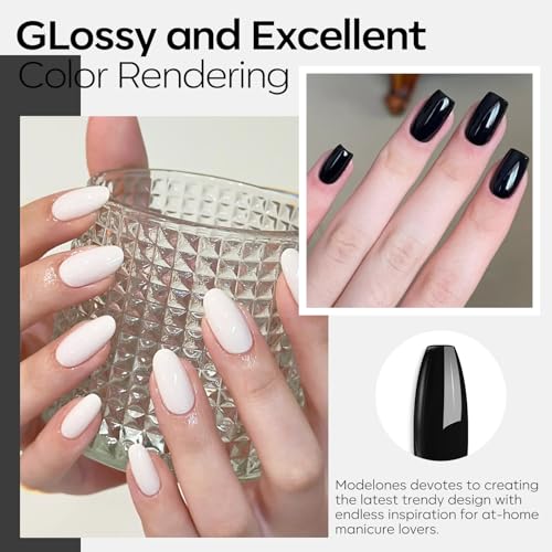 Modelones Hema-Free Gel Nail Polish Set - 6 Colors