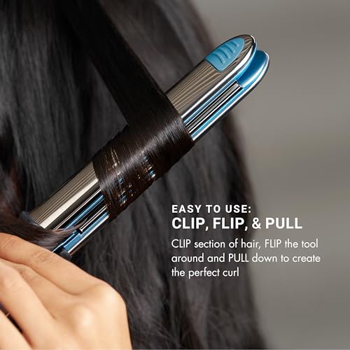 BaBylissPRO Nano Titanium Prima Flat Iron – 2-in-1 Straightener & Curling Iron