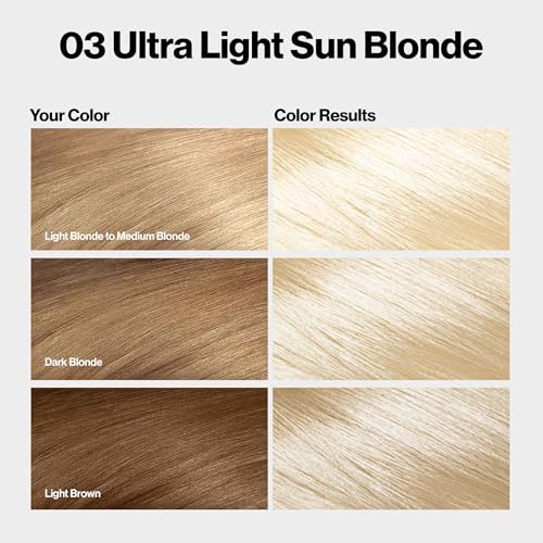 Revlon ColorSilk Bond Repair Hair Color 03 Ultra Light Sun Blonde 3-Pack