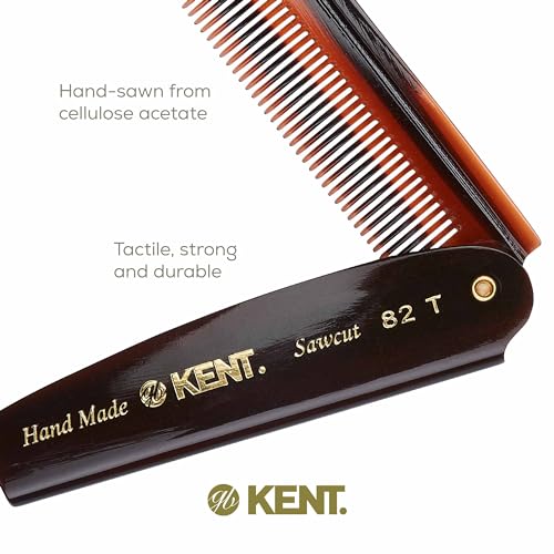 Kent 82T Handmade Folding Pocket Comb for Men