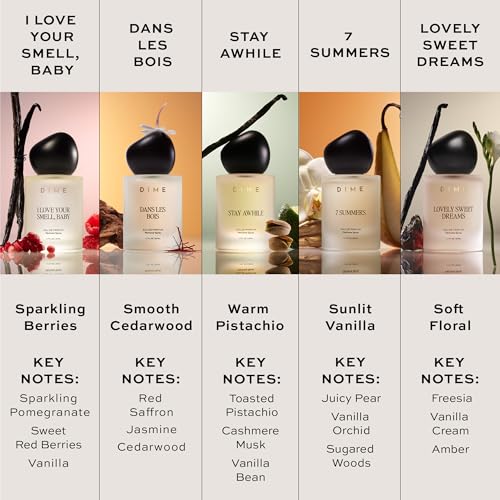 DIME Clean Perfume Sampler Set of 5 - 2ml Eau de Parfum