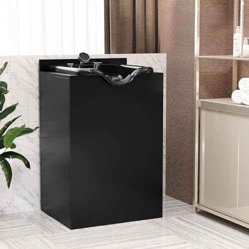 OmySalon Shampoo Bowl Station with Faucet & Headrest