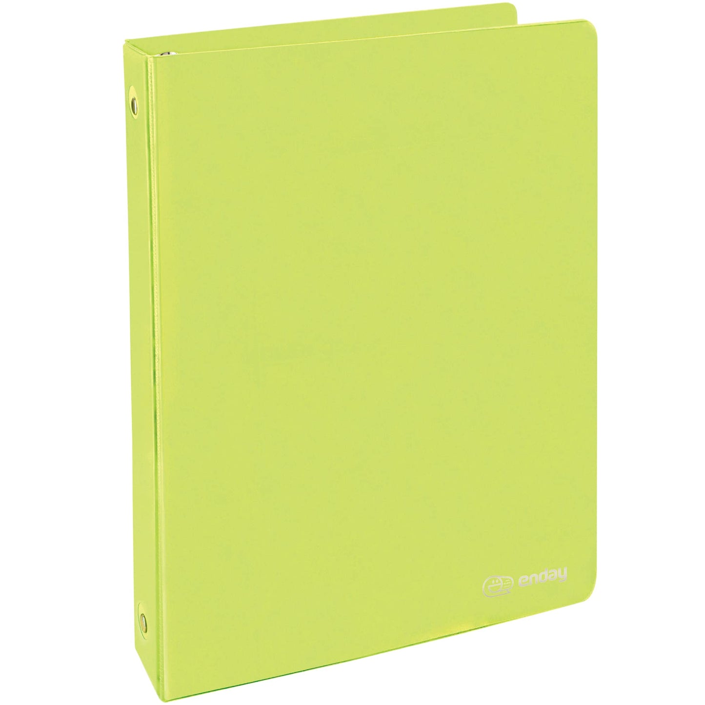 1 Inch 3 Ring Binder 1” Binder Green Clear View Cover with 2 Inside Pockets, Colored School Supplies Office and Home Binders – by Enday