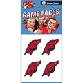 Arkansas Razorbacks Temporary Tattoos 4-Pack Waterproof