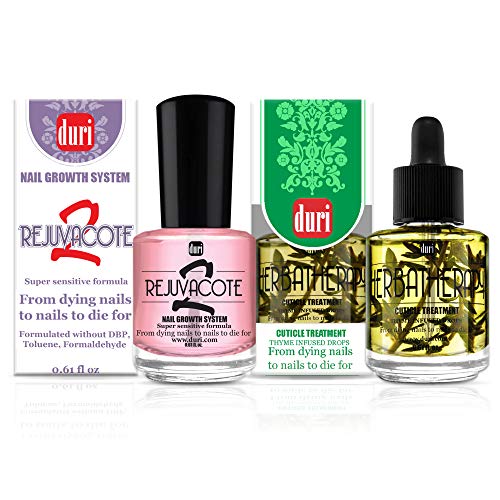 Duri Rejuvacote 2 Nail Growth Treatment & Cuticle Care Combo Pack