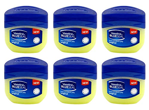 Vaseline BlueSeal Pure Petroleum Jelly 1.7oz (50ml) Jar (Pack of 6)