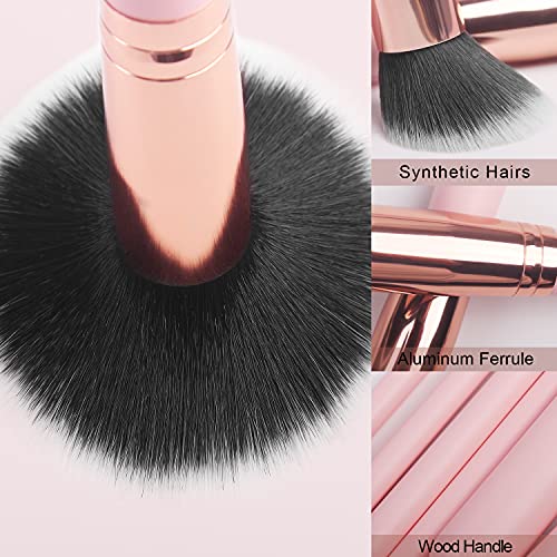 Real Perfection 16-Pc Makeup Brush Set with Eyebrow Razor