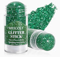 MEICOLY Jumbo Forest Green Glitter Stick - 1.23 OZ Face & Hair Glitter for Rave & Cosplay