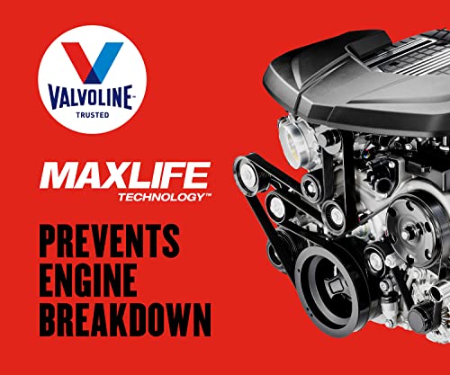 Valvoline High Mileage with MaxLife Technology SAE 5W-30 Synthetic Blend Motor Oil 1 QT