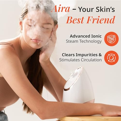 Vanity Planet Aira Ionic Facial Steamer Rose Gold