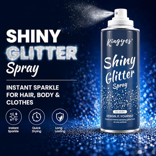 Hair and Body Glitter Spray 120ML - Holographic Shimmer Mist