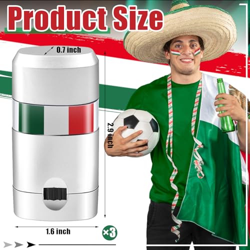 Maxcheck 3 Pcs Mexican Face Paint Sticks for Parties & Sports