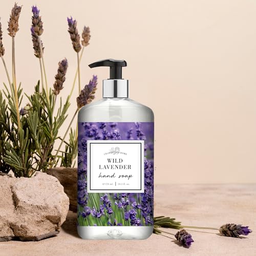 Charleston Home Hand Soap Collection, Wild Lavender, Lemon Verbena, Coconut Vanilla Hand Soap, 24.5 fl oz set of 6, Home and Body Company