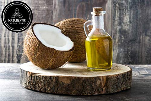 Naturevibe Botanicals Fractionated Coconut Oil 32 Ounces | 100% Pure and Natural | Great for Skin Care and Hair Care