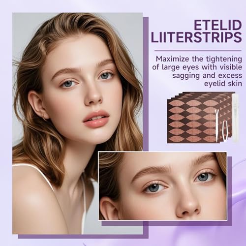 FENNIDICE 360 Pcs Double Eyelid Tape - Invisible Waterproof Eye Lift Strips
