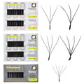 3D+4D+5D+3DD+4DD 5 Pieces W Shape Eyelashes EXTENSIONS Combination Sale(0.07D-MIX8-15mm)