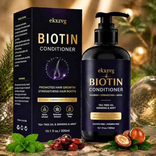 Biotin Conditioner for Hair Growth & Thickness, 10.1 fl oz