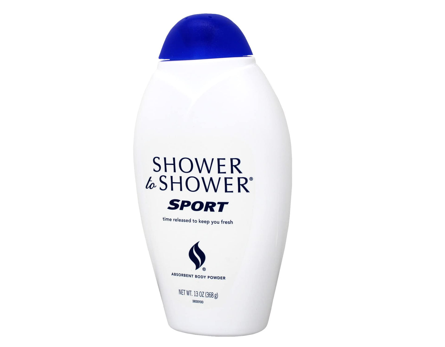 Shower to Shower Absorbent Body Powder, Sport, 13-Ounce Bottles (Pack of 2)