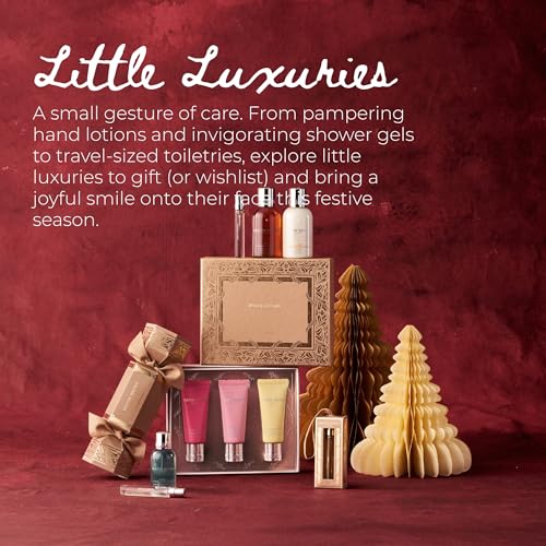 Molton Brown Fiery Pink Pepper Travel Gift Set - Eau de Parfum 0.25 fl. oz., Body Wash 3.3 fl. oz. & Body Lotion 3.3 fl. oz., Luxury Scented Body Care Beauty Gift Set