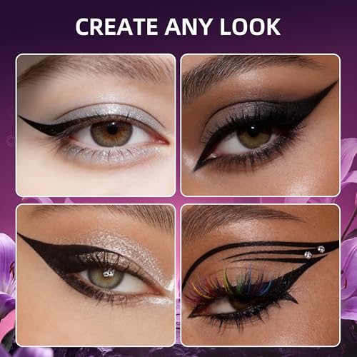 Black Liquid Eyeliner Waterproof Ultra Fine Precision Tip